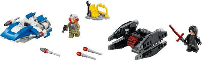 LEGO Set-A-Wing vs. TIE Silencer Microfighters-Star Wars / Star Wars Microfighters-75196-1-Creative Brick Builders